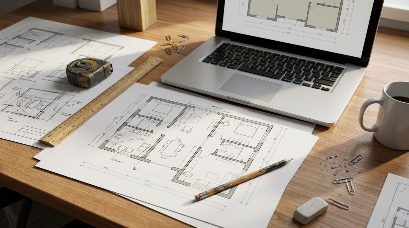 Планировочные чертежи интерьера с расстановкой мебели